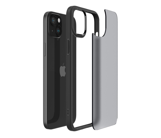 SPIGEN Ultra Hybrid do iPhone 15 frost black ACS06797 - 1178904 - zdjęcie 4
